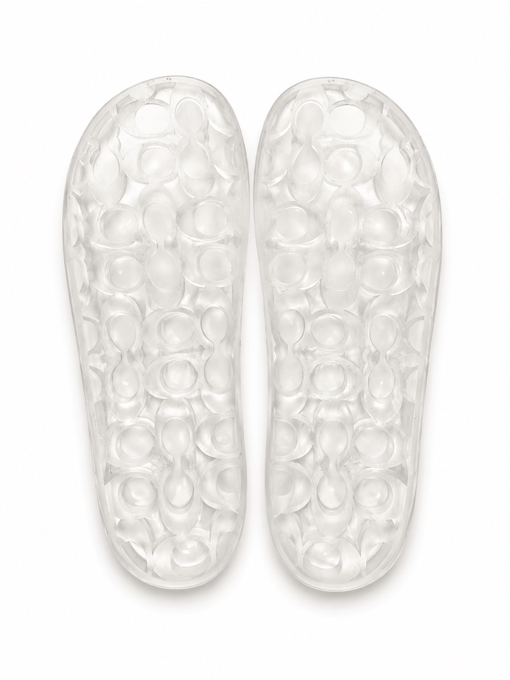 Coach Clear Jelly Slide Sandals - Transparent - Picture 2 of 3